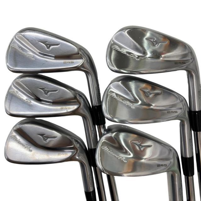 【中古】 ミズノ Mizuno Pro 245 6S アイアンセット IR Dynamic Gold 95 (フレックスS) メンズ 男性用 右利き 右用 Cランク ゴルフクラブ