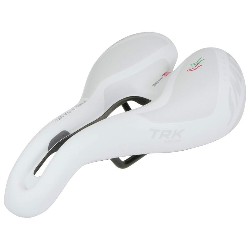 【新品】 SELLE SMP(セラSMP) TRK MEDIUM WHITE MATT(ティーアールケイ ミディアム ホワイトマット) サドル TRKMED03-BI