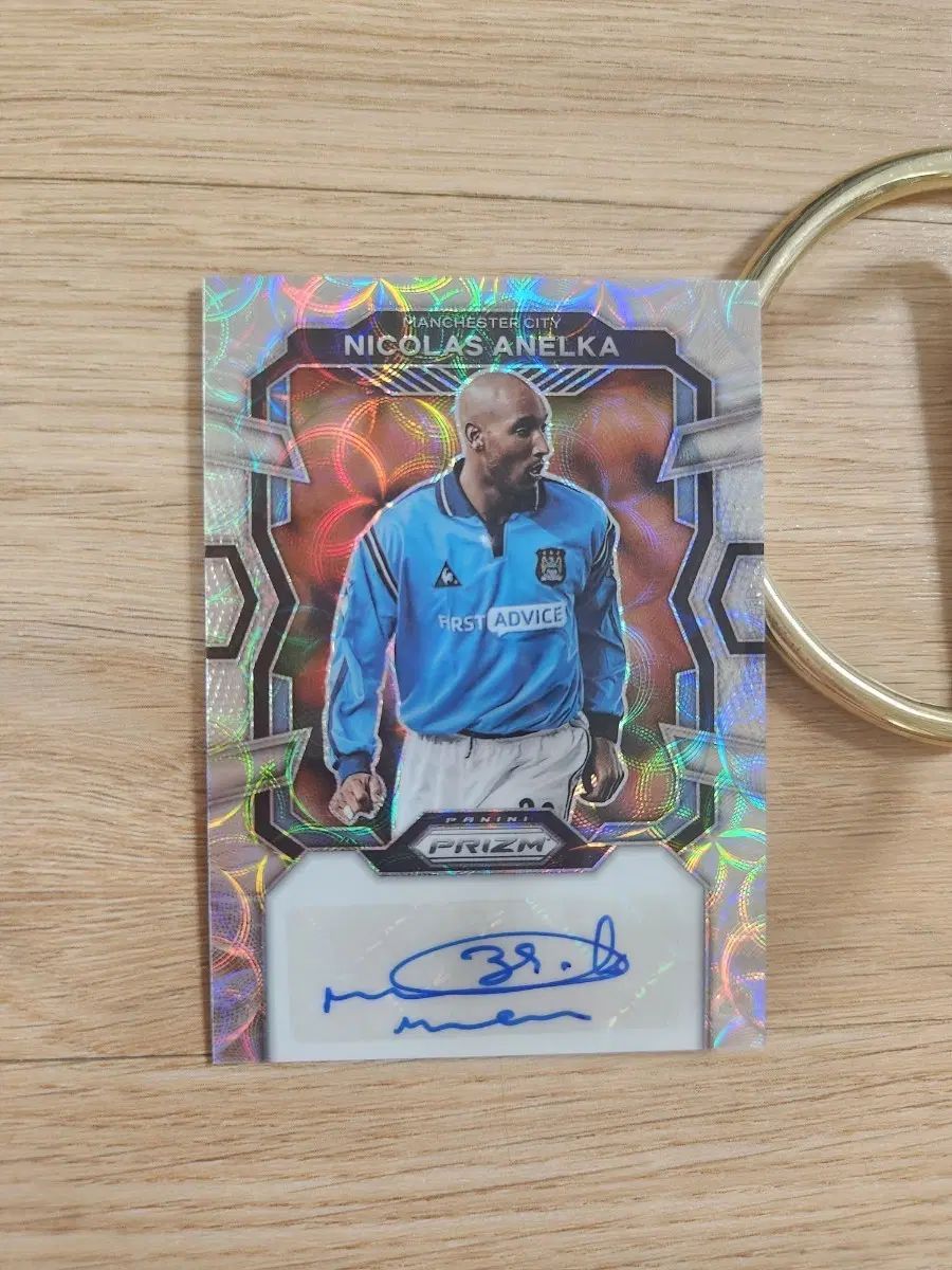 23-24 Panini パニーニ プリズム マンチェスターシティ Nicolas Anelka サイン オート サッカーカード 9,891円