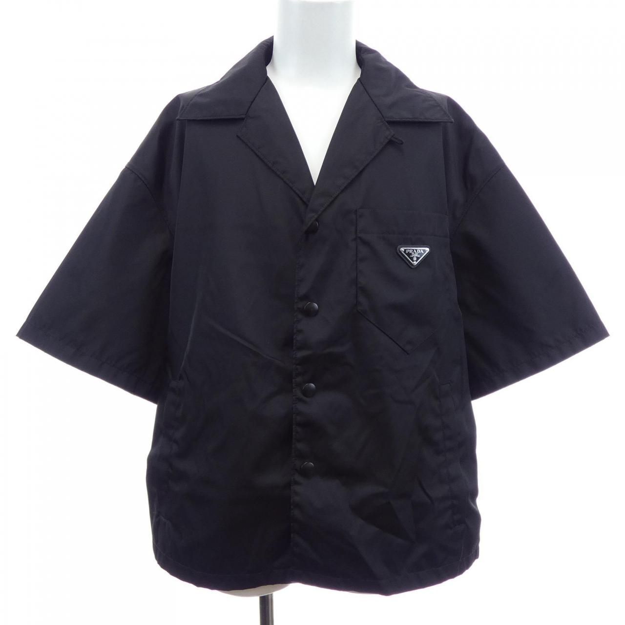 プラダ PRADA トライアングルロゴ RE-NYLON SC449 S182 1WQ8 S／Sシャツ