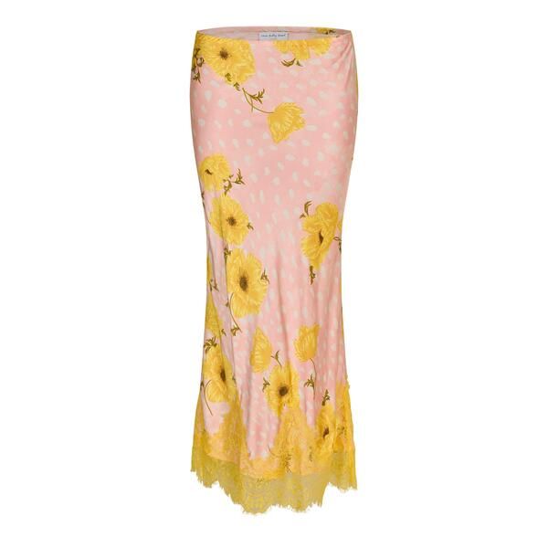 ネバーフリードレスド レディース ボトムスカート ミディ Never Fully Dressed Womens Midi Skirt Pink ピンク