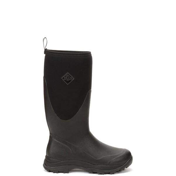 ムックブーツ メンズ シューズ ブーツ・レインブーツ トール Muck Boots Outpostall Wellington Black ブラック