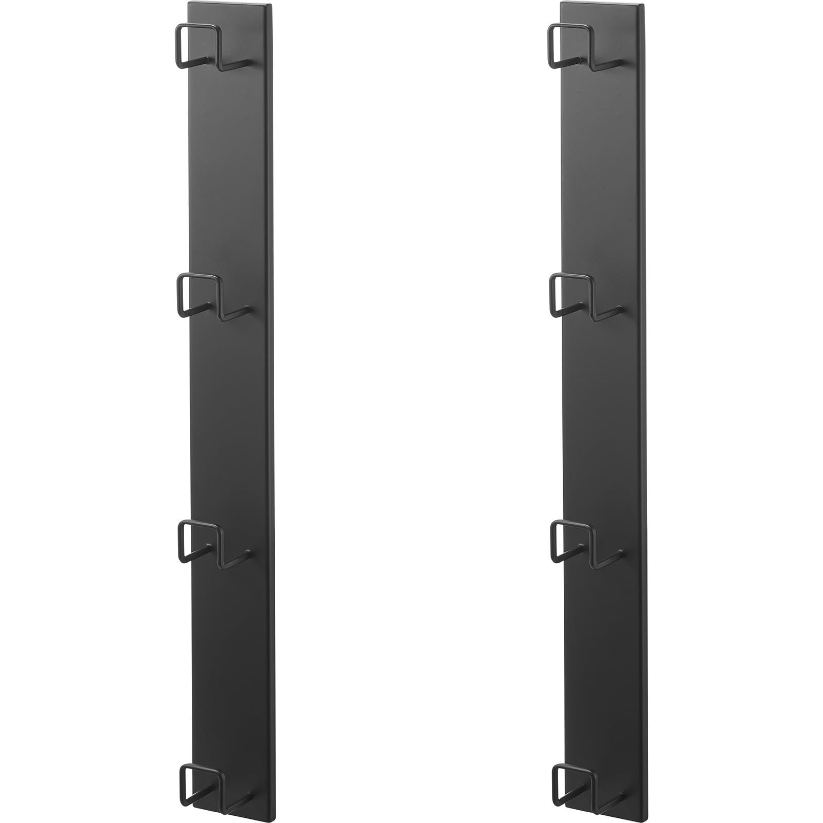 山崎実業(Yamazaki) 壁付け リュックハンガー 縦型 ブラック 【2個セット】 タワー tower リュック バッグ 帽子 収納 フック 浮かせる収納 10580×2ym 687babcf