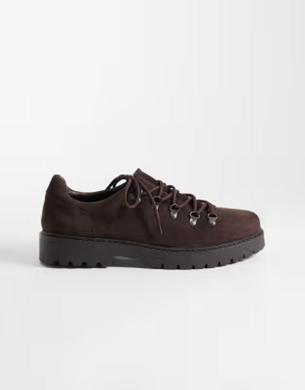 セクウェル メンズ シューズ ブーツ・レインブーツ スエード SEQWL Gaston faux suede low hiker boots BROWN ブラウン 15,251円