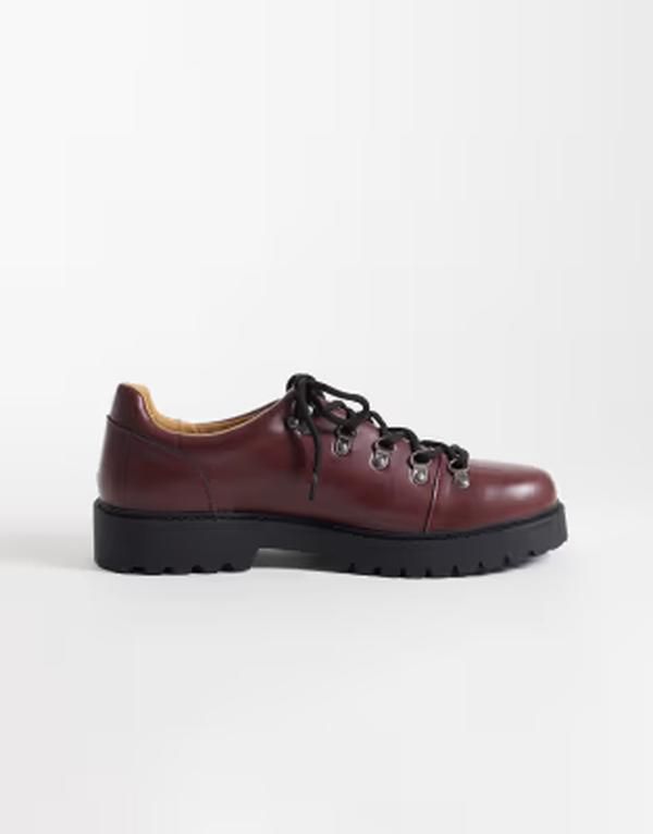 セクウェル メンズ シューズ ブーツ・レインブーツ SEQWL Gaston low hiker boots Burgundy バーガンディ