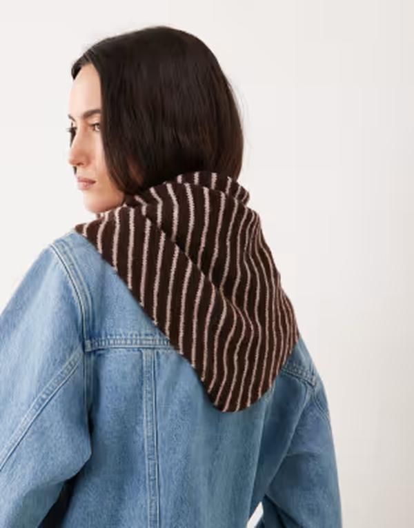 アクセサライズ レディース アクセサリー マフラー・ストール・スカーフ Accessorize striped lightweightriangle scarf and Pink Stripe ピンク 9,475円