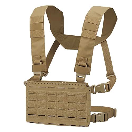 ★新品★[TAILOR JAPAN] 実物ナイロン チェストリグ MK5 マイクロチェストリグ 軽量 ライトウェイト タクティカルベスト サバゲーベスト (ブラウン) 3327910a