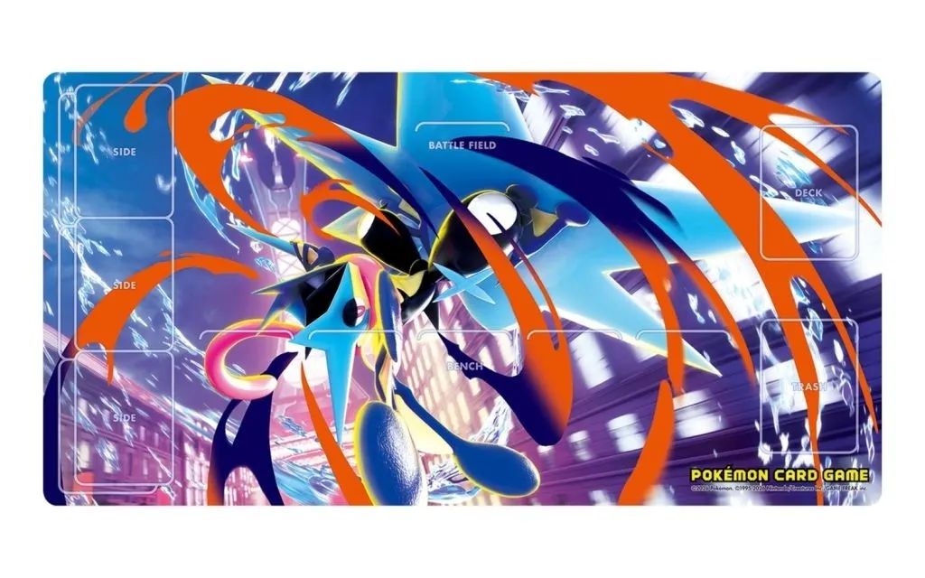 [Used] Supply Pokémon Card Game Rubber Play Mat Mega Gekkouga Pokemon Center Limited