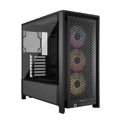CORSAIR FRAME 4000D RS ARGB モジュール式ハイエアフローミッドタワー PC ケース、ブラック 複数の 360 mm ラジエーターを搭載可能 - ASUS BTF、MSI Project Zero、Gigabyte Project …