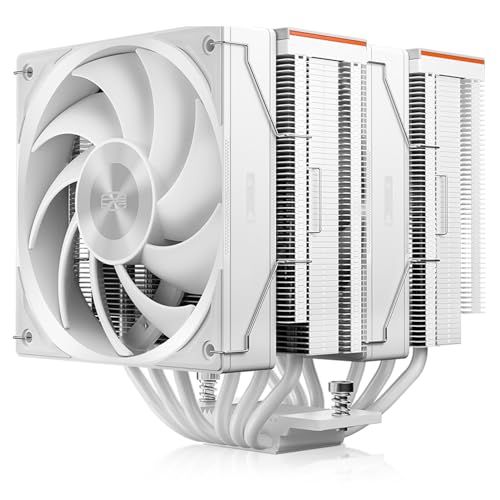 PCCOOLER CPS RZ620 デュアルタワー CPU空冷クーラー、ヒートパイプ×6、TDP 275W、アルミ製トップカバー、全高157.5mm、120mm PWM静音ファン（3モード）搭載、Intel LGA1851/1700/1200/115X・…