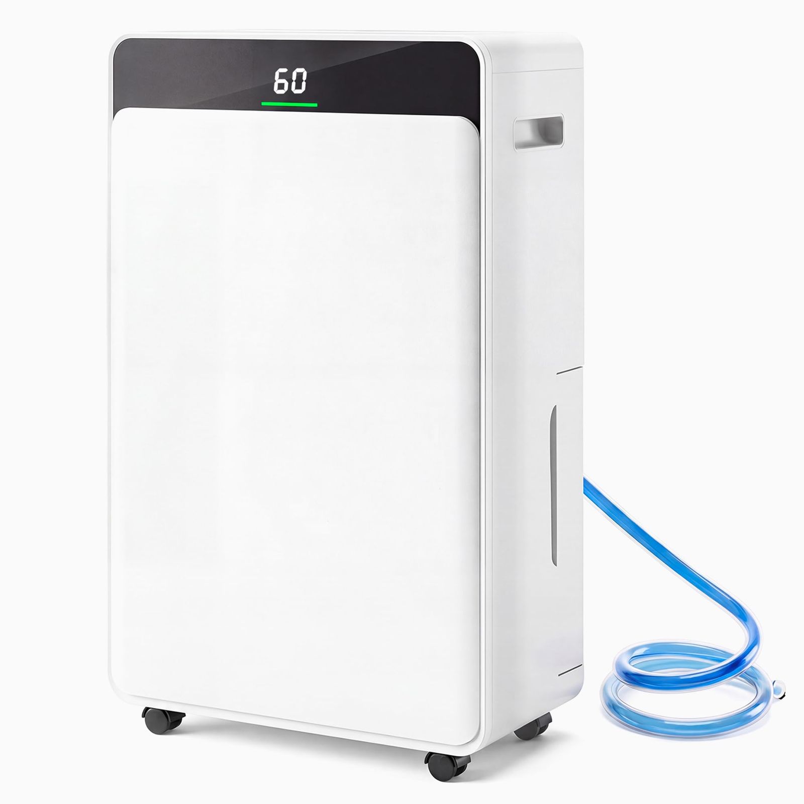 除湿機 床置き式 衣類乾燥機 定格除湿量 10L/日 省エネインバーター搭載 静音運転 手動・自動2種排水方式 6.5L大容量タンク キャスター・持ち手付き 湿度リアルタイム表示 寝室リビング洗面所クローゼット対応 PSE認証済
