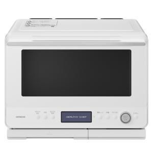 【新品・5営業日で発送】HITACHI 日立 過熱水蒸気 オーブンレンジ 2段 最大4品同時あたため 熱風旨み焼き らくメンテ 30L ホワイト 2026年モデル(MRO-W1E)