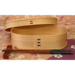 新品 秋田大館曲げわっぱ(小）・日本製・秋田杉使用 お弁当箸プレゼント付き