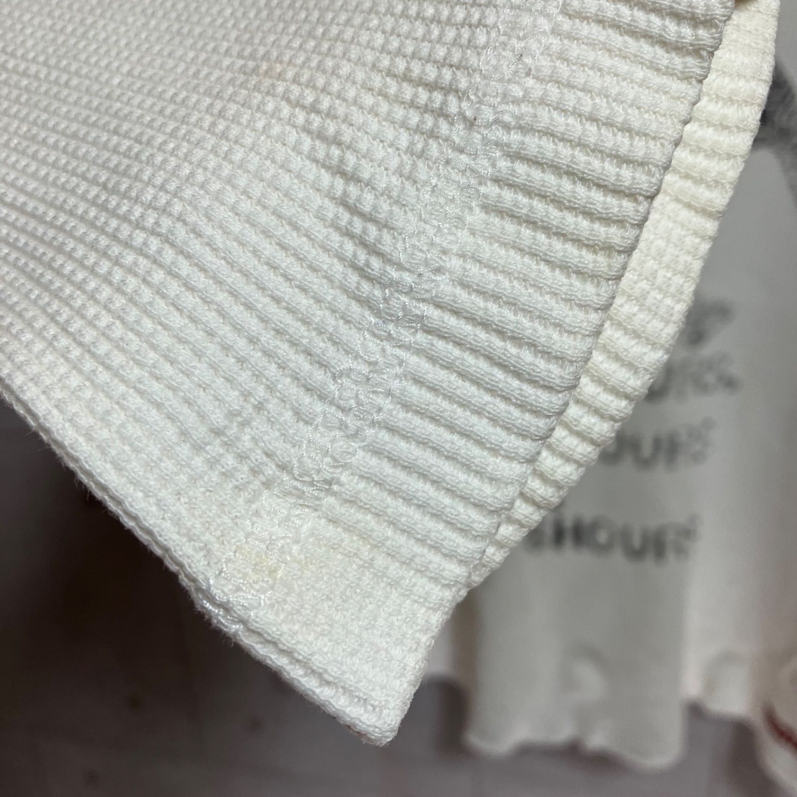 Levi's RED TAB リーバイス レッドタブ スカル サーマル カットソー ロングスリーブ Tシャツ ワッフル 長袖 トップス L アイボリー メンズ SU-51-8 thumbnail 6