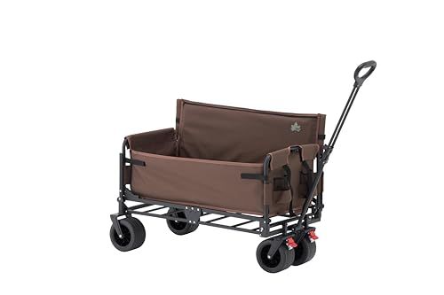 ロゴス（LOGOS） チェアｆｏｒ２ キャリーカート 84720745 アウトドアワゴン キャンプ ベンチ 耐荷重140kg コンパクト収納 84L