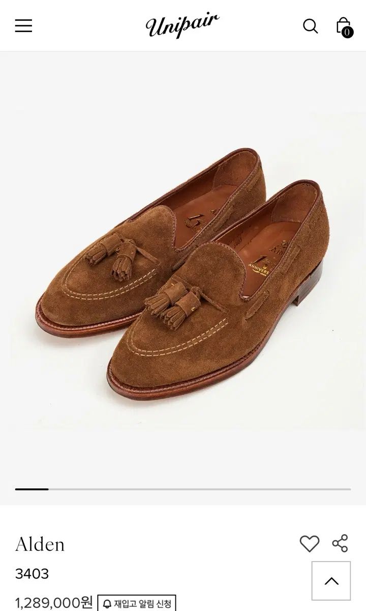 ALDEN オールデン 3403 タッセルローファー 8d 新品 104,864円