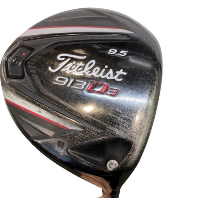 【中古】 タイトリスト 913 D3 9.5° ドライバー DR 純正特注シャフト (フレックスS) メンズ 男性用 右利き 右用 Cランク ゴルフクラブ