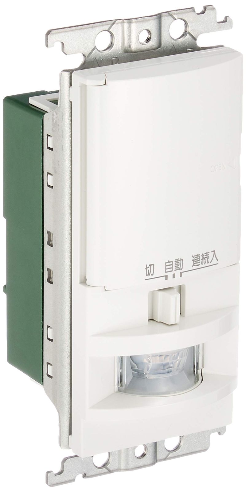 パナソニック(Panasonic) 壁取付熱線センサ付自動スイッチ 親器・スイッチスペースなし ホワイト WTK1411WK [单品]