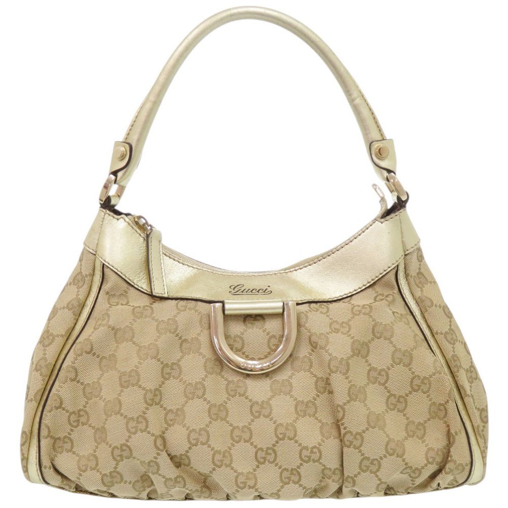 グッチ グッチシマ アビー 190525 GGキャンバス ベージュ/ゴールド ハンドバッグ 0132 GUCCI 54,120円