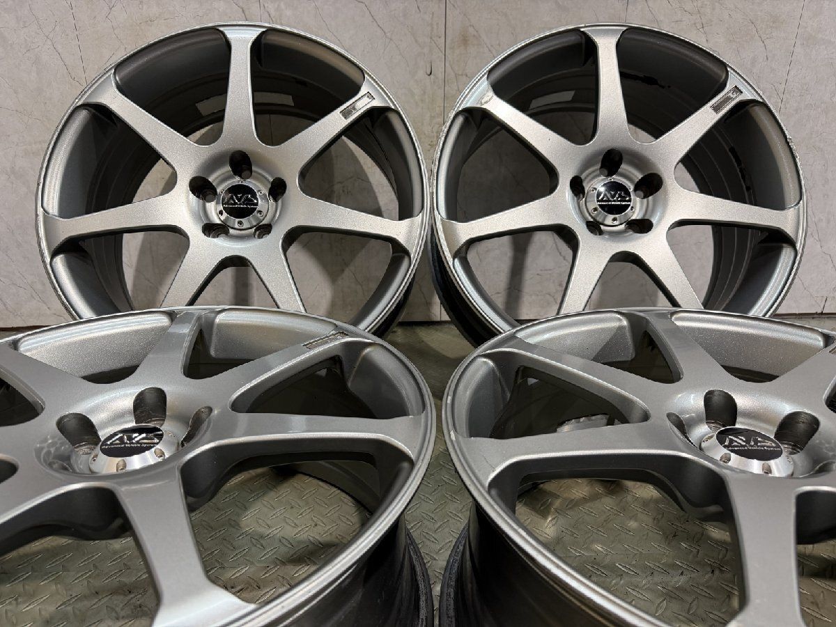 YOKOHAMA AVS MODEL7 モデナナ 18インチ 4本 7.5J5HPCD100+50 プリウス レガシィ インプレッサ BRZ等　(MHC641) 26,000円