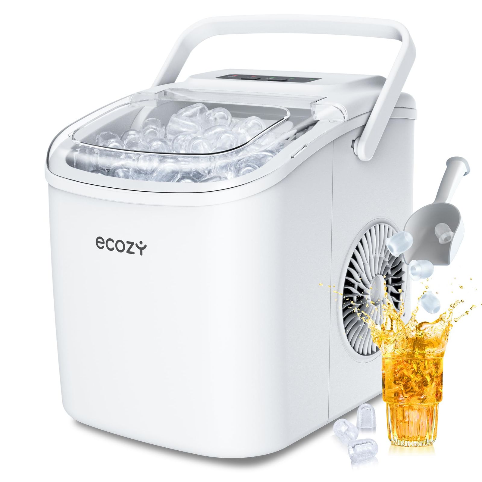 ecozy 製氷機 家庭用 6分/9個氷 1.2L水タンク ecozy 製氷機 家庭用 6分/9個氷 1.2L水タンク 高速製氷機 自動洗浄機能