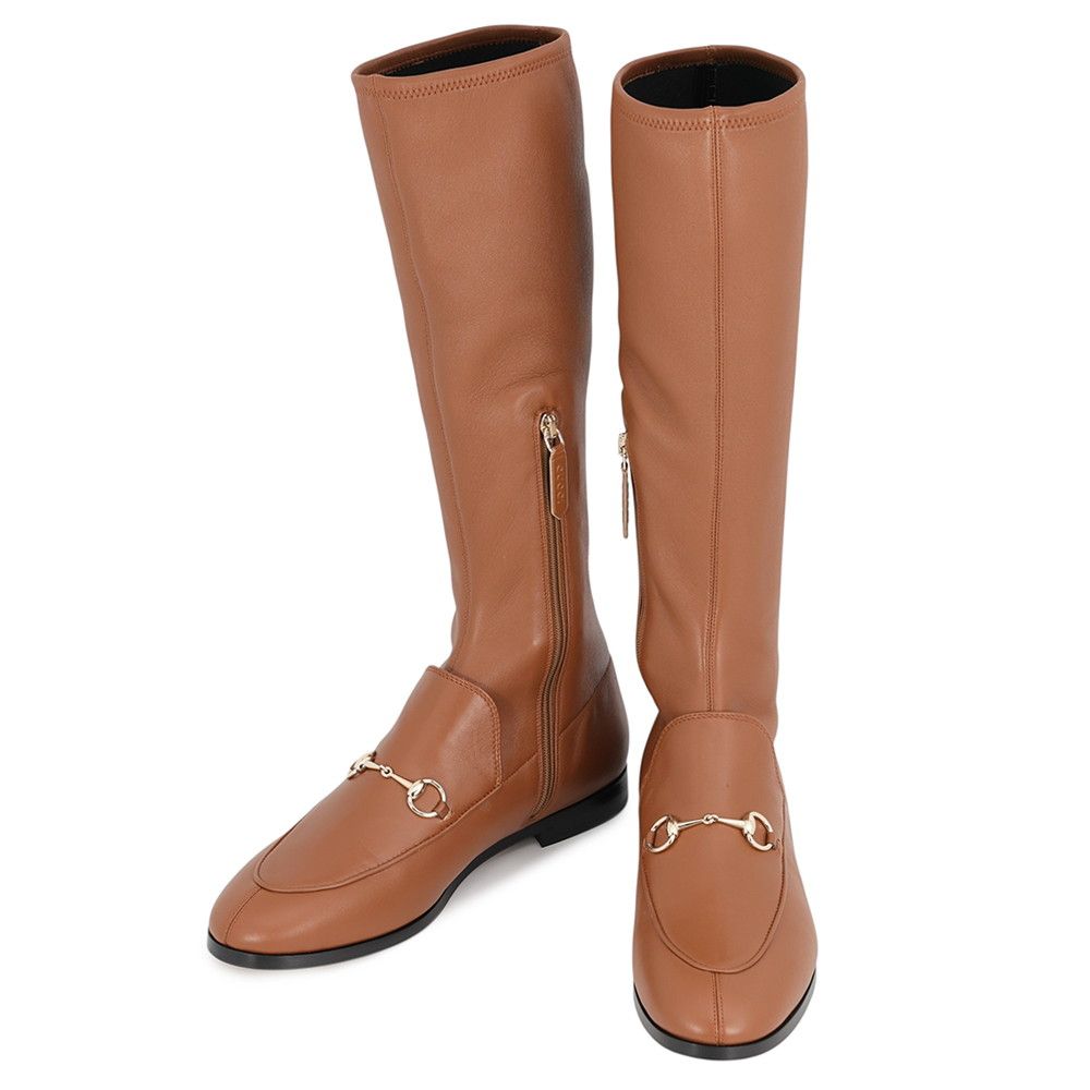 グッチ ブーツ ヨルダーン ナッパレザー レディースサイズ39 827860 GUCCI 靴 42,060円