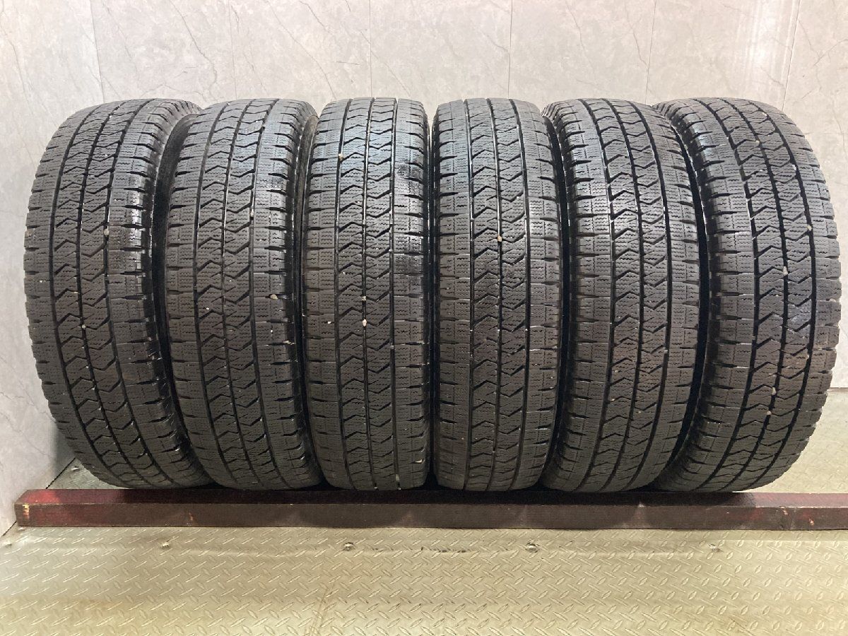 BS BLIZZAK W989 205/75R16 113/111N LT 16インチ ライトトラック用 スタッドレス 6本 24年製 バリ溝 エルフ タイタン等　(KTP153)
