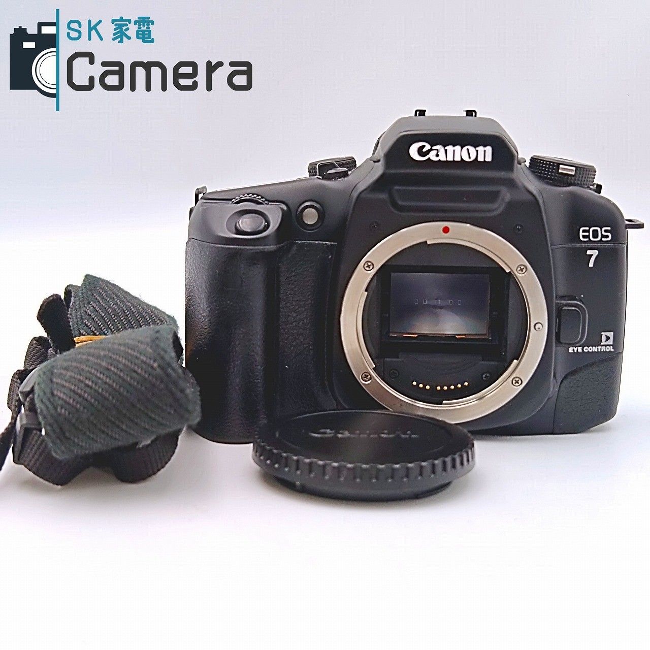 【中古】 Canon EOS 7 一眼レフフィルムカメラ EOS7 キャノン テスト用フィルムにて動作確認済