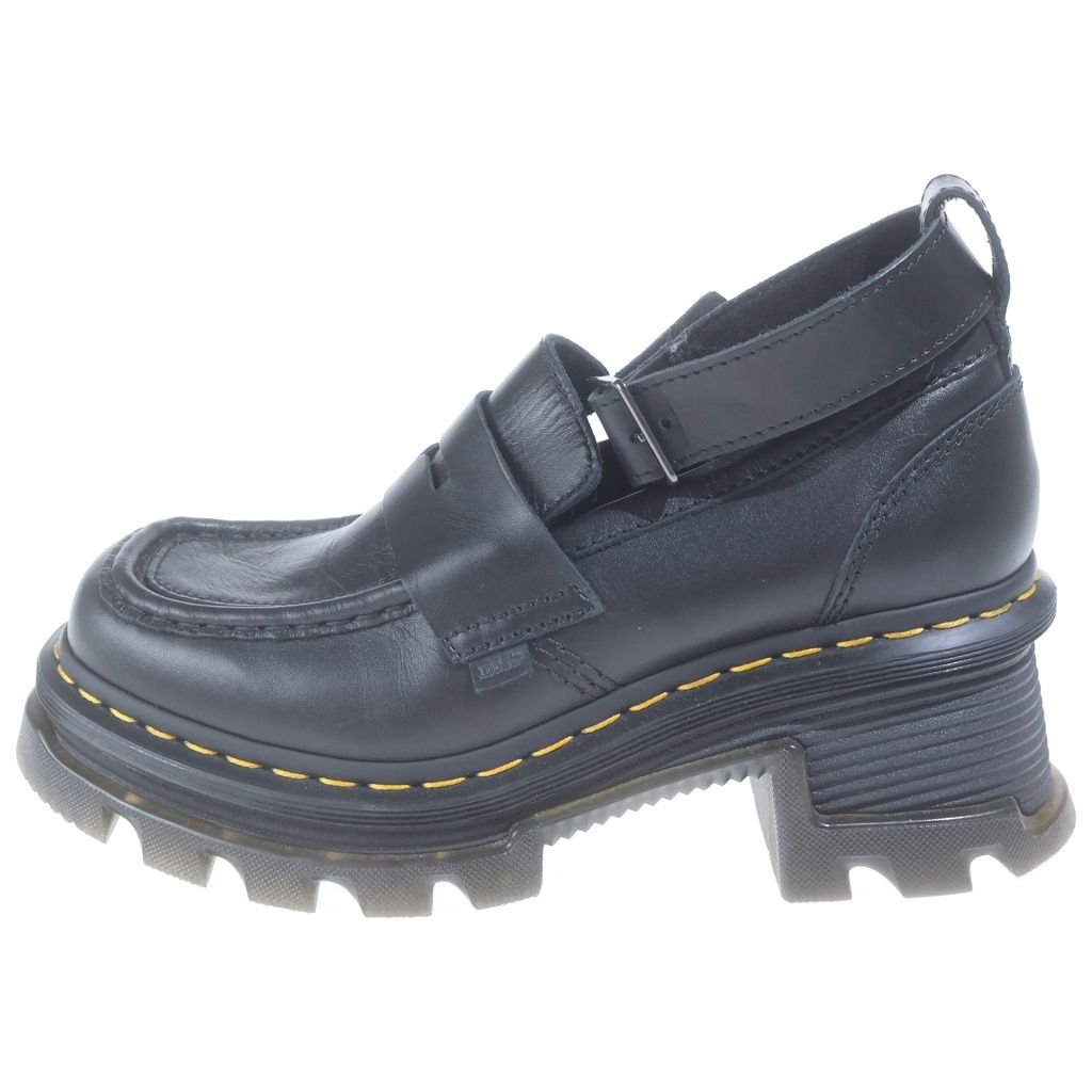 Dr.Martens (ドクターマーチン) CORRAN コーラン チャンキーソール レザーヒールローファー レディース ブラック 40534001