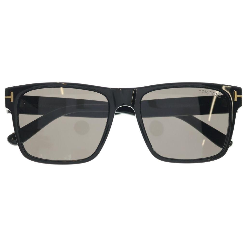 TOM FORD (トムフォード) CALDER スクエアフレーム カラーレンズ サングラス メガネ ブラック TF1205