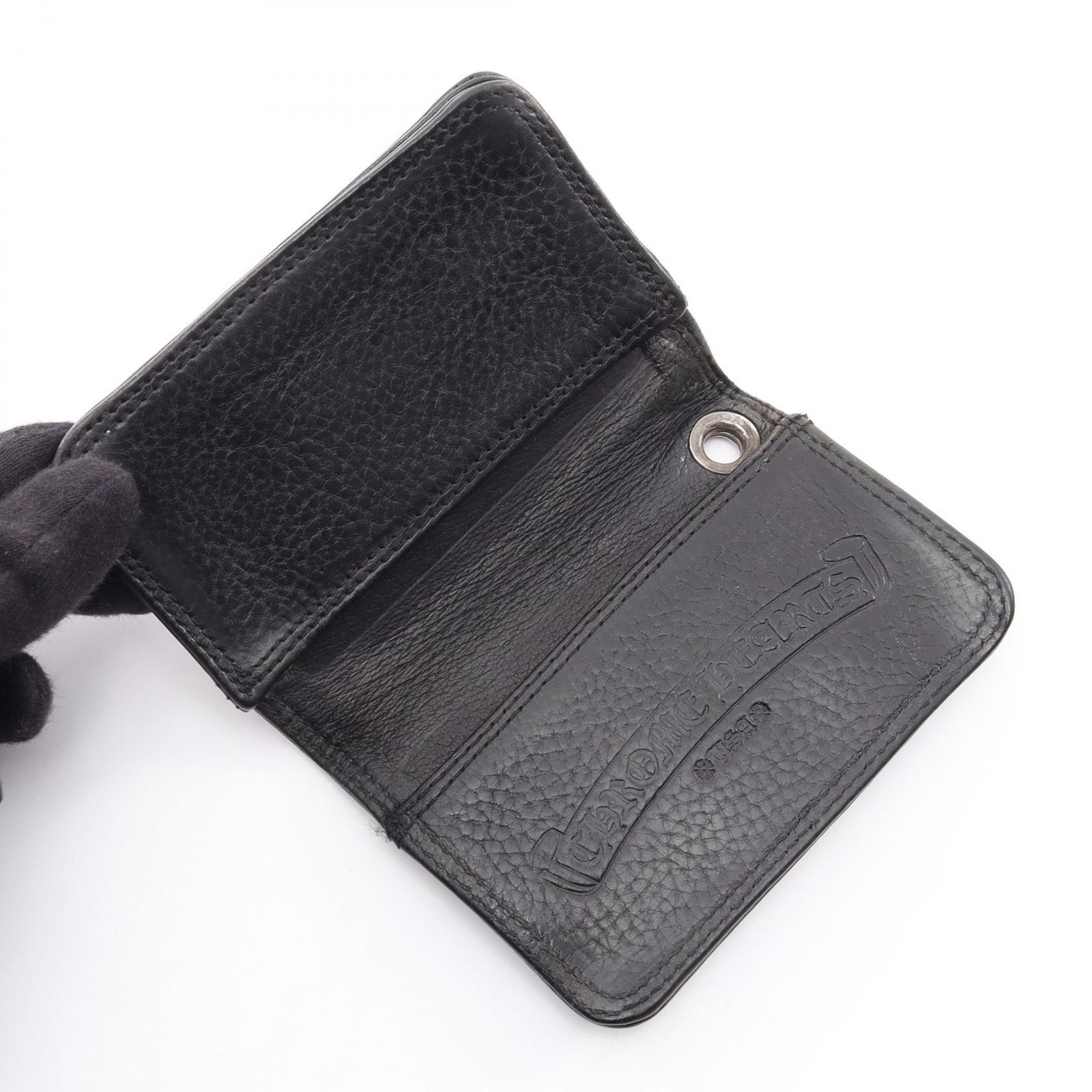 CHROME HEARTS クロムハーツ CARD CASE 2 SCROLL LABEL カードケース
