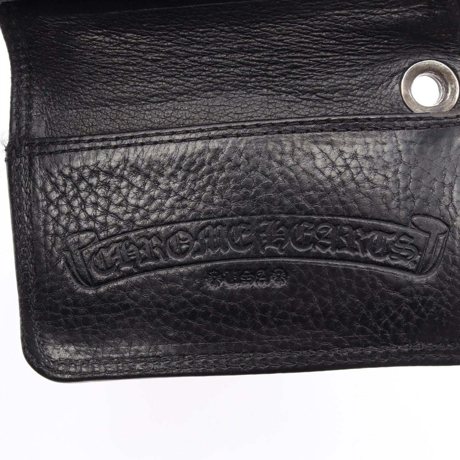 CHROME HEARTS クロムハーツ CARD CASE 2 SCROLL LABEL カードケース