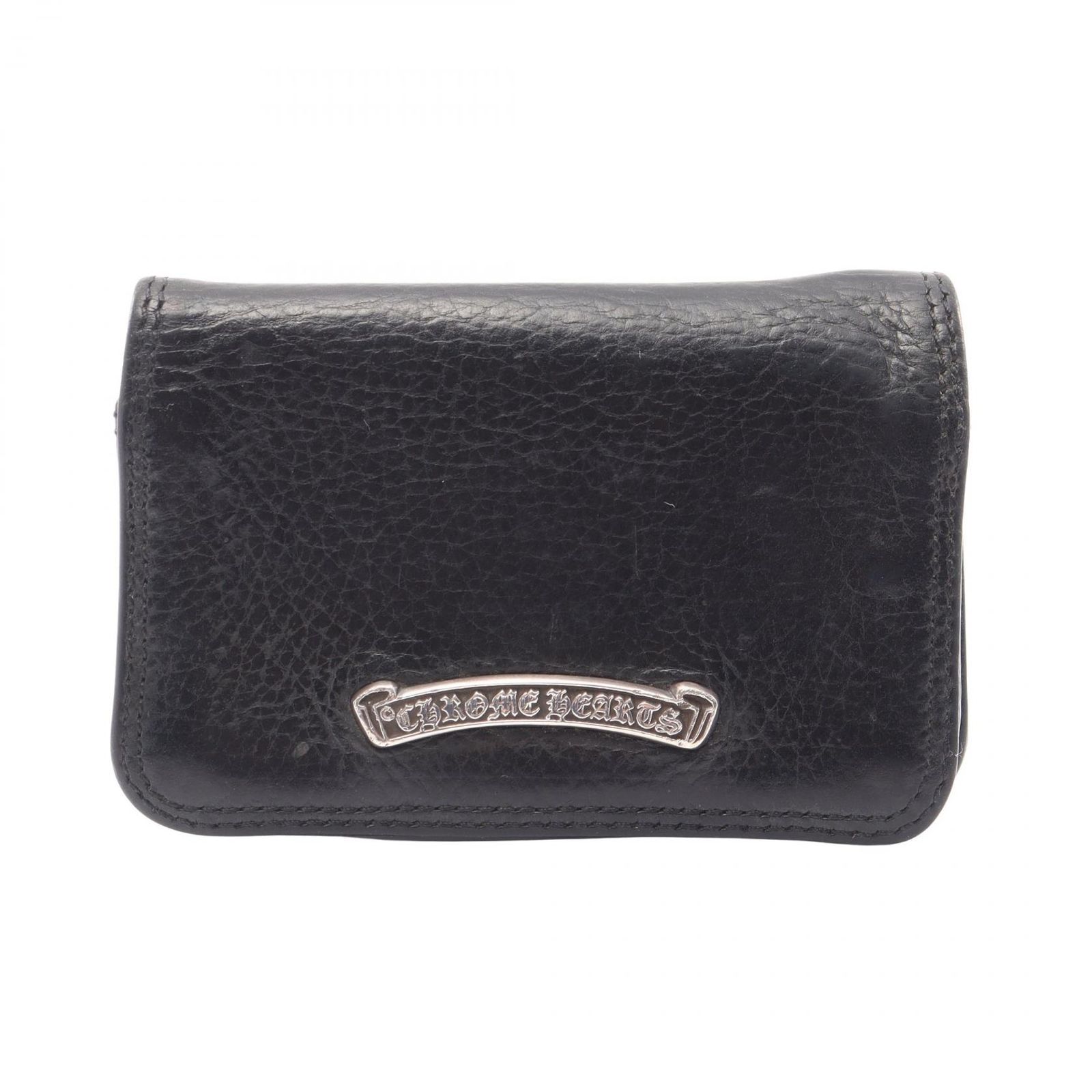 CHROME HEARTS クロムハーツ CARD CASE 2 SCROLL LABEL カードケース