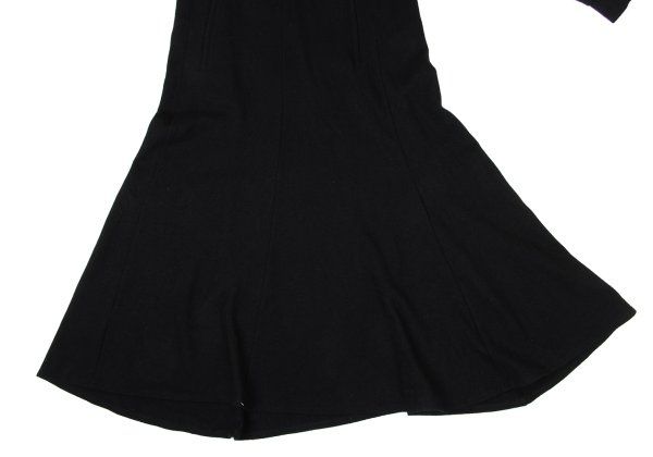 ヨウジヤマモト ノアールYohji Yamamoto NOIR ウール混フード収納