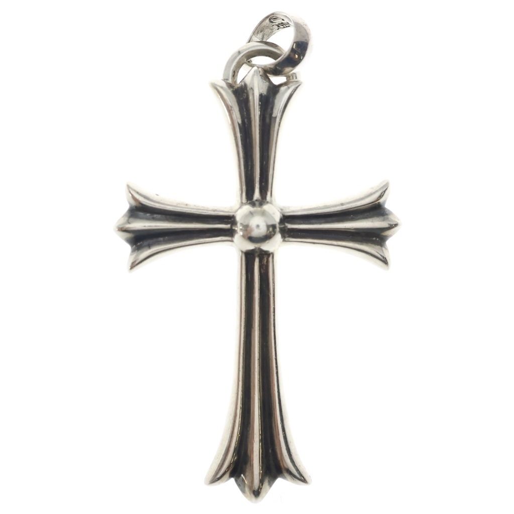 CHROME HEARTS (クロムハーツ) CH CRS LG W/BALE Wベイル ラージCHクロスペンダントトップ シルバー BCA215 219,450円