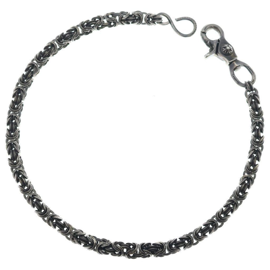 CHROME HEARTS (クロムハーツ) DOUBLE B-RING WALLET CHAIN LONG 1CLIP ダブルBリング ウォレットチェーン ロング1クリップ シルバー