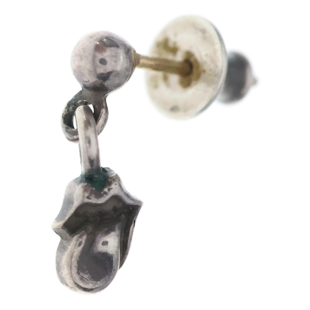 CHROME HEARTS (クロムハーツ) LIPSTONGUE PENDANT リップアンドタン スタッドピアス シルバー