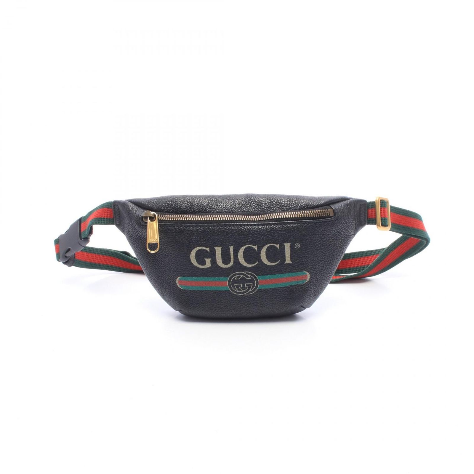 GUCCI グッチ ロゴプリント スモール ベルトバッグ ウエストバッグ ボディバッグ