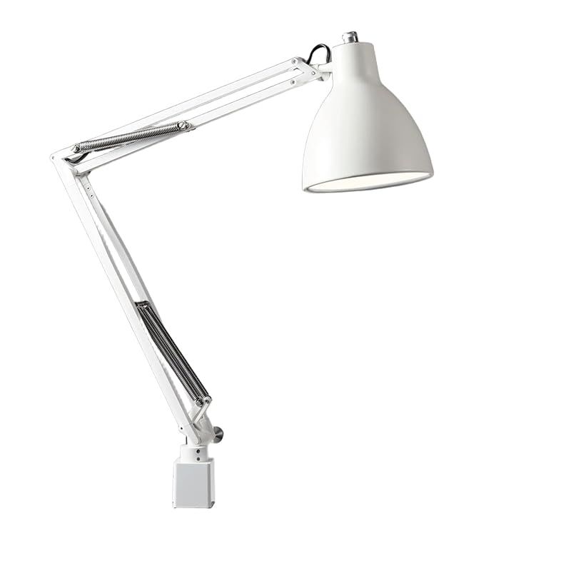 【新品】 山田照明 Zライト LEDデスクライト E26LED電球 電球色 ホワイト Z-00N W セード幅φ152mm・セード高162mm・アーム長300+360mm