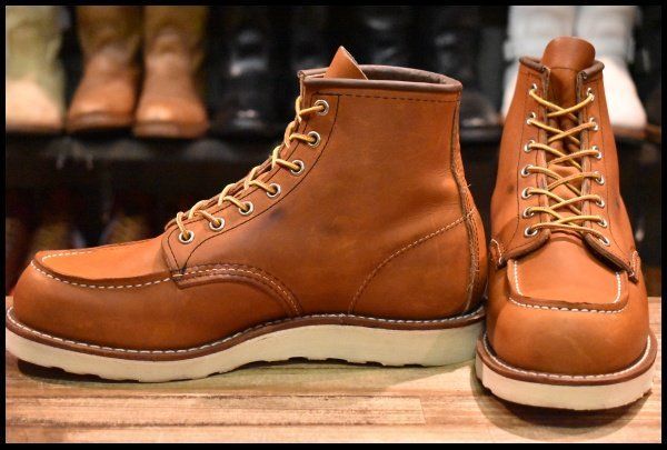 【8.5E 美品 23年】レッドウィング 875 アイリッシュセッター 茶 オロレガシー モックトゥ レースアップ ブーツ redwing HOPESMORE【GH192】