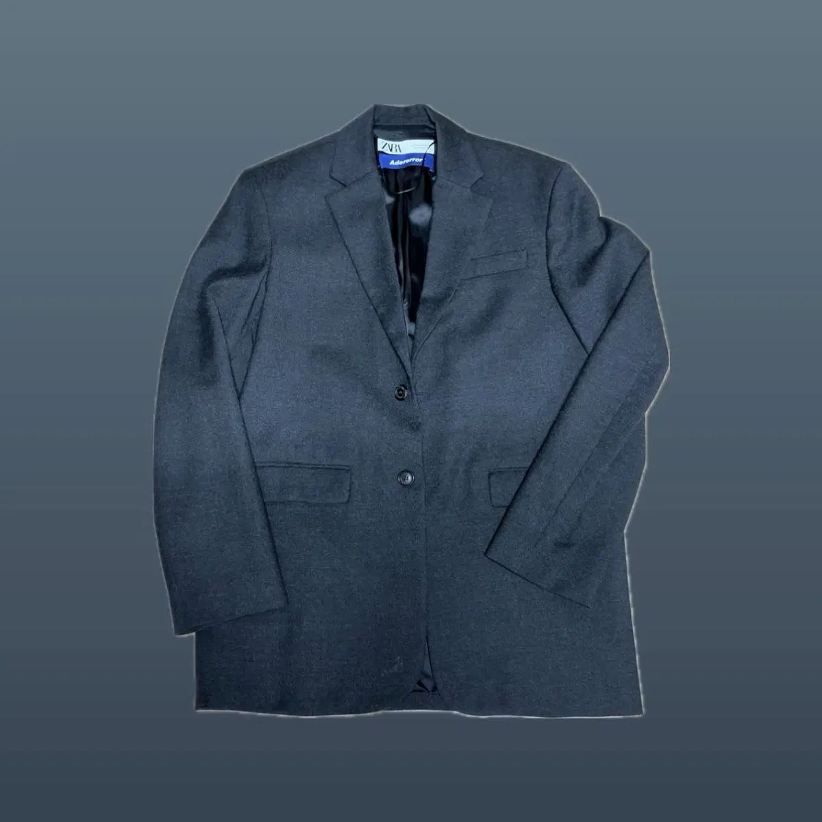 ZARA ADER ERROR オーバーサイズ ウール ブレーザー DARK GREY XS