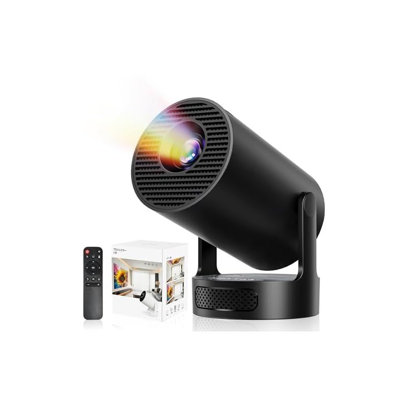 【新品】 Philoent プロジェクター 家庭用 超小型 【2026最新 Android TV14.0搭載＆388g史上最軽＆HiFi外部スピーカー】