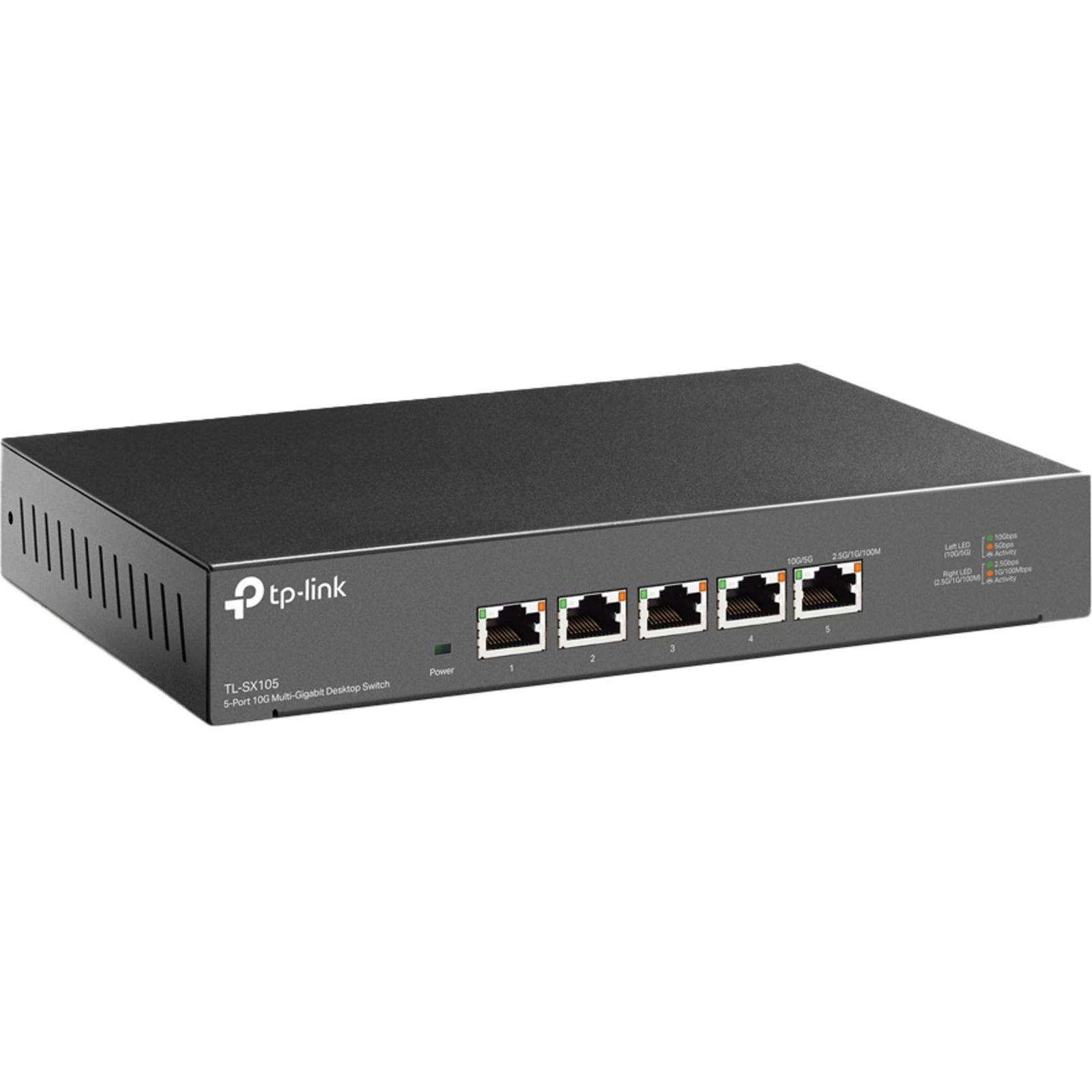 TP-Link 5ポート 全ポート10G対応 10G マルチギガビット　アンマネージ　プラグ＆プレイ　スイッチングハブ TL-SX105 [単品]