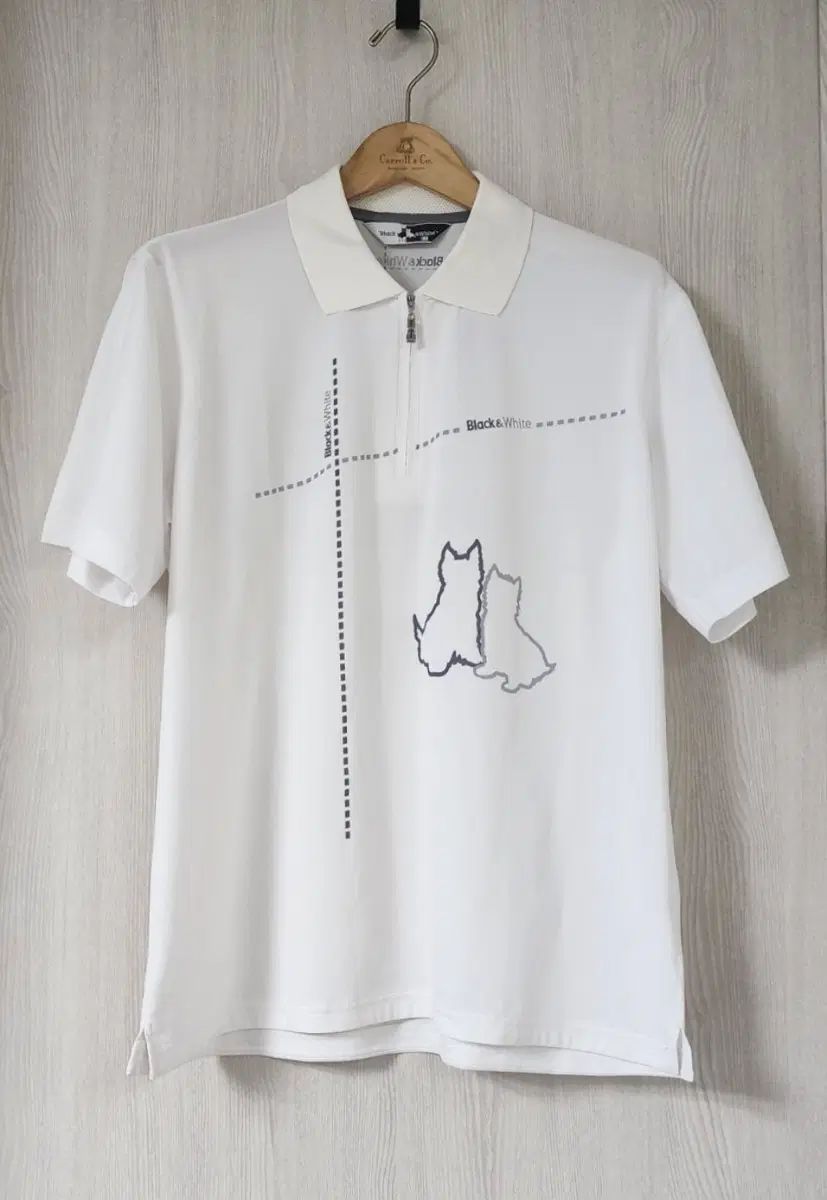 日本正規品 ブラック＆ホワイト ゴルフ メンズ ハーフジップ 半袖 Tシャツ (LL/105) 7,106円