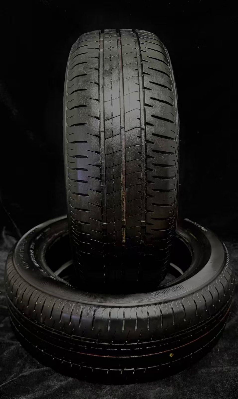 25年製　中古タイヤ2本セット　ブリヂストン　175/55R15 77V 8分山　サマータイヤ　T-53