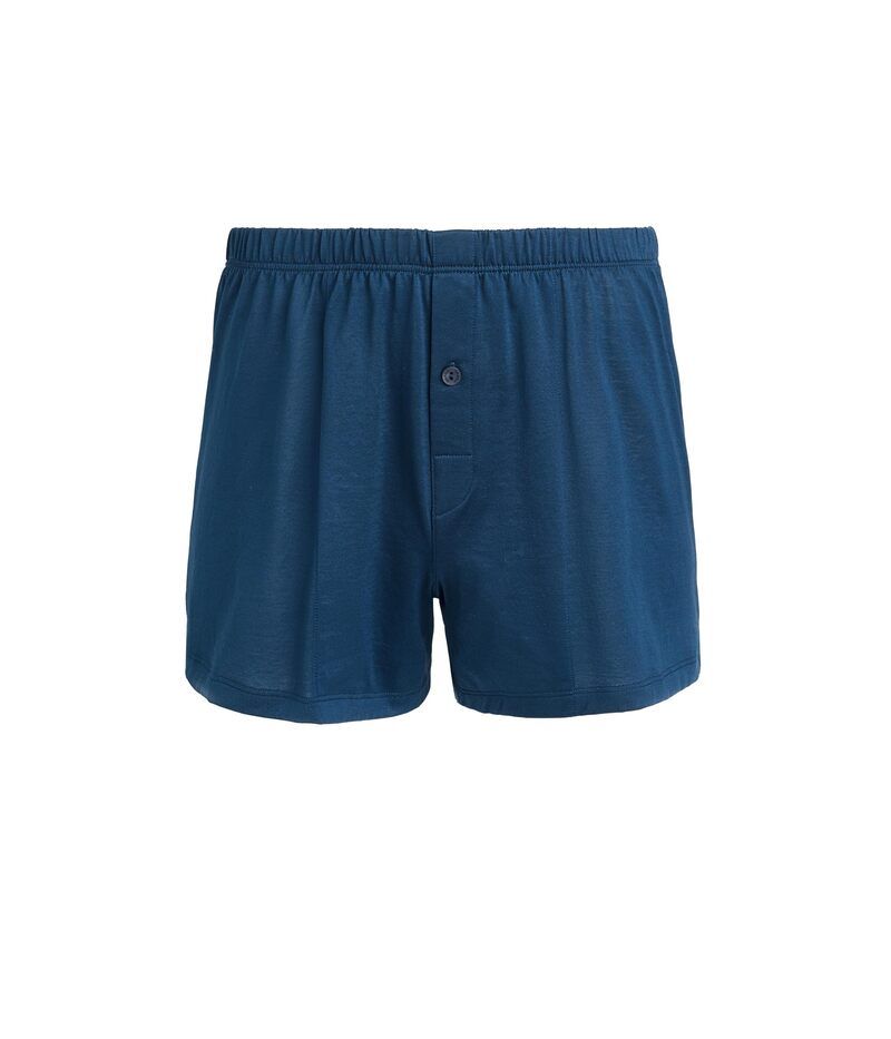 ハンロ メンズ アンダーウェア ボクサーパンツ コットン ニット Hanro Cotton Sporty Knit Boxer Deep Navy ネイビー 23,214円