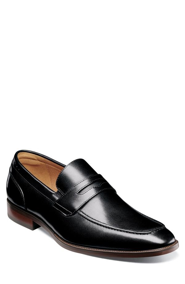 フローシャイム メンズ シューズ ローファー Florsheim Sorrento Penny Loafer Men BLACK ブラック