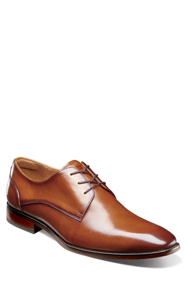 フローシャイム メンズ シューズ オックスフォード ダービー Florsheim Sorrento Lux Plain Toe Derby Men COGNAC