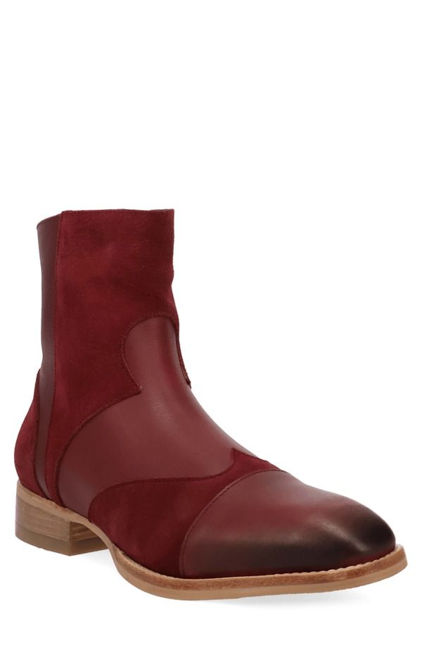 ディンゴ メンズ シューズ ブーツ・レインブーツ Dingo Barnsley Boot Men BURGUNDY バーガンディ