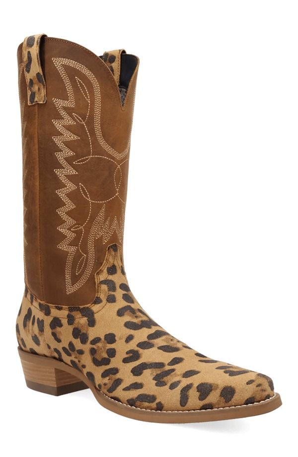 ディンゴ メンズ シューズ ブーツ・レインブーツ Dingo Bulls Eye Western Boot Men LEOPARD アニマル